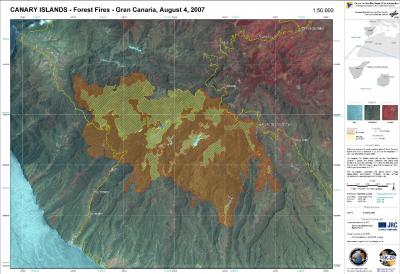 DAÑOS DE LOS INCENDIOS EN CANARIAS . LOS ALEMANES TAMBIEN SE PÒNEN LAS PILAS