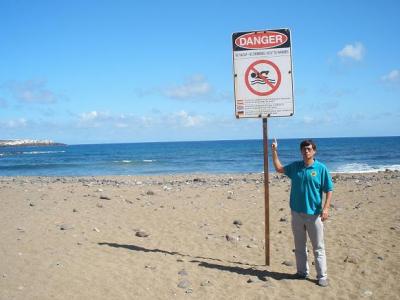 Día del mundial del Medioambiente en la playa contaminada de Bocabarranco (Galdar)